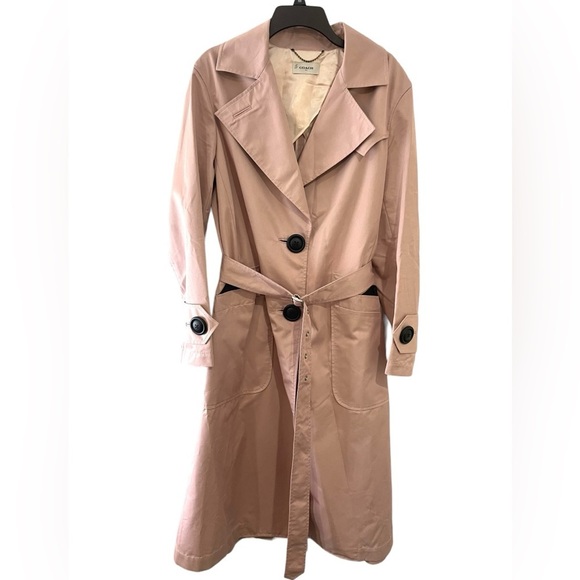Like new! Coach military style Trench Coat pink size S - Picture 2 of 14